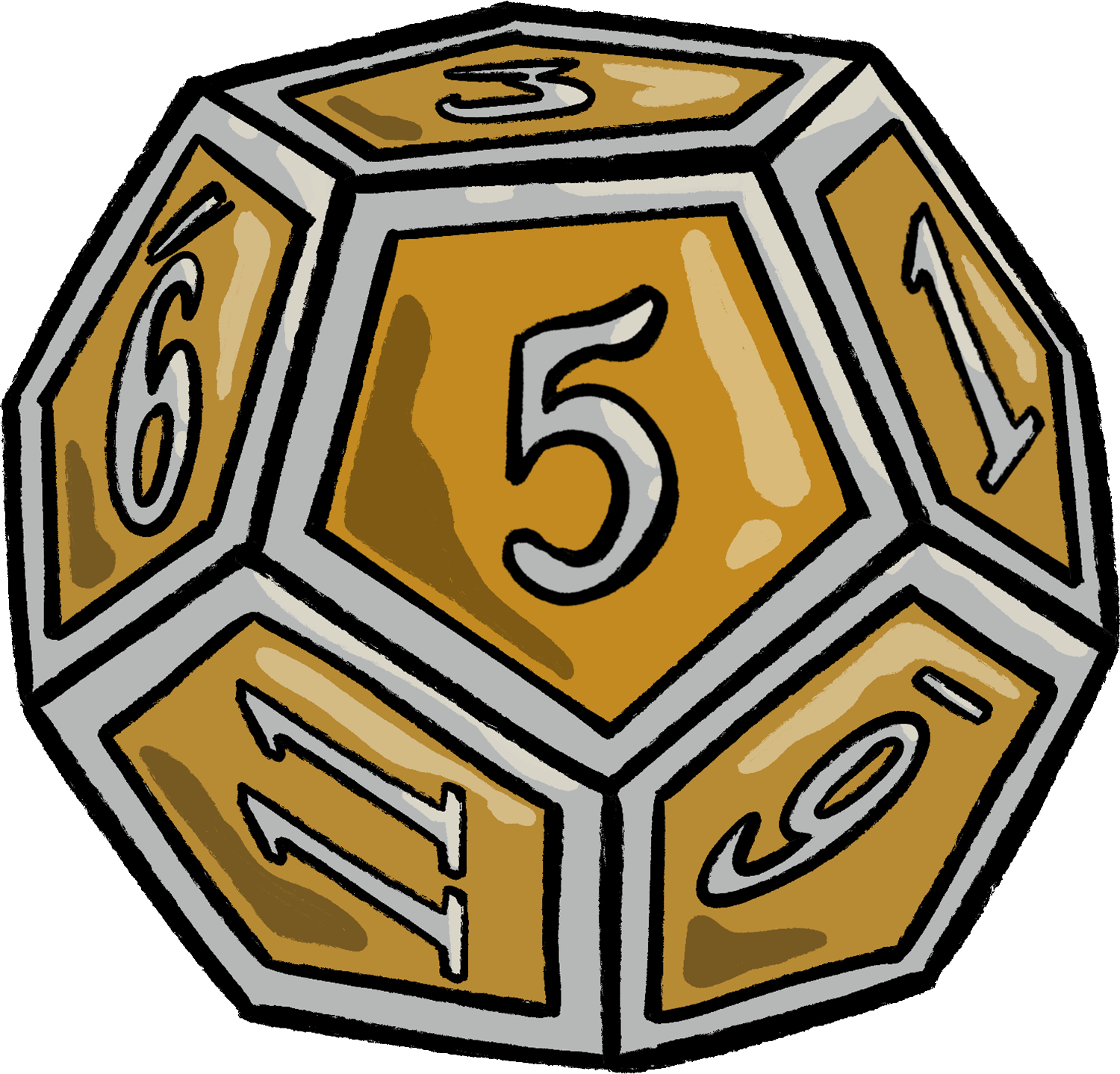 20-sided die